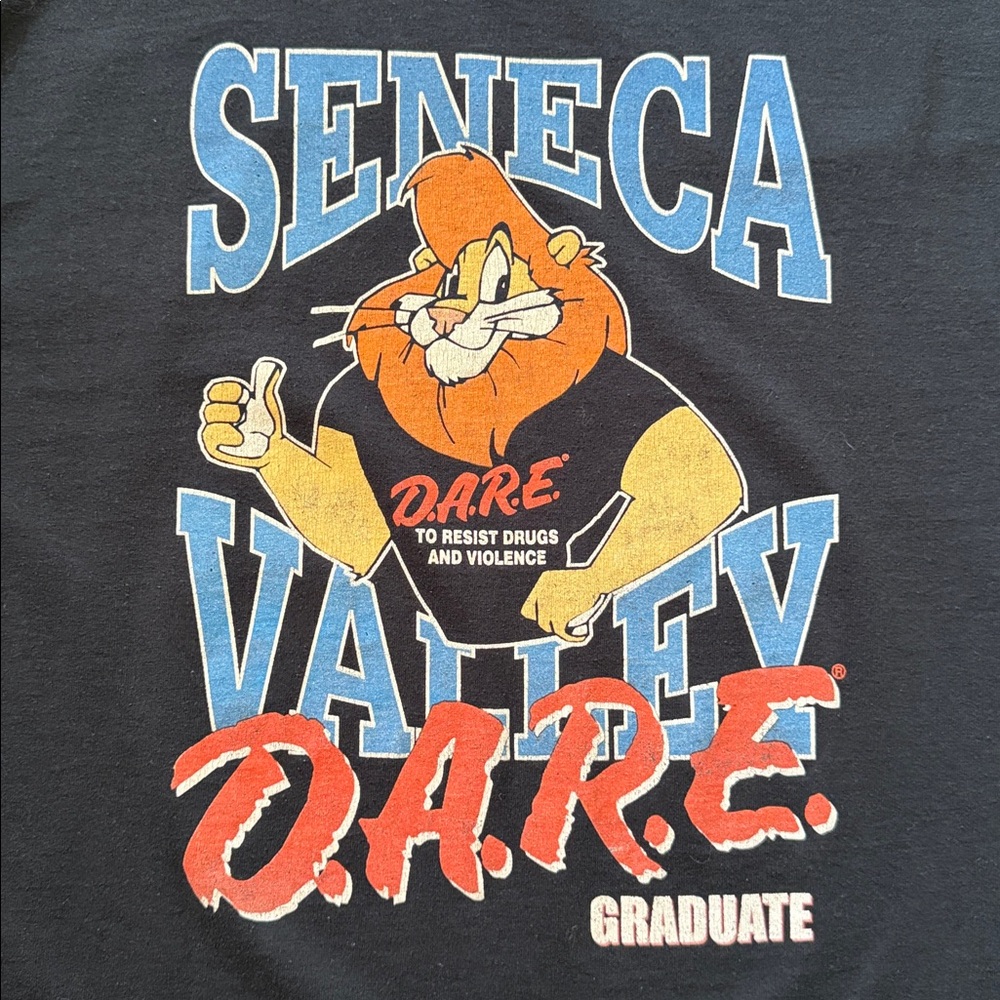 90’s D.A.R.E. To Resist Drugs And Violence Vintage T-Shirt - Picture 2 of 8